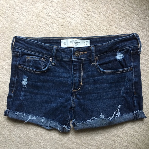 Abercrombie & Fitch cut off distressed shorts - Picture 1 of 3